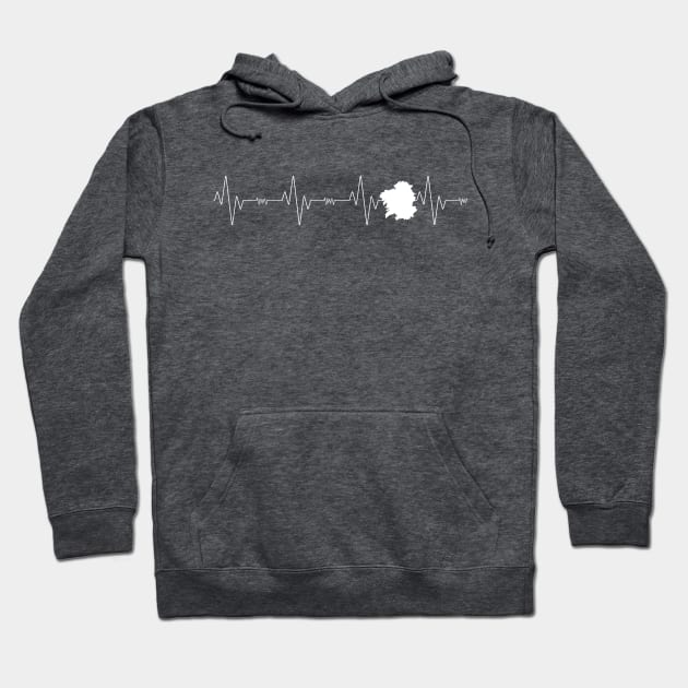 Galician Heartbeat Hoodie by Miranda Nelson